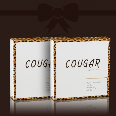 2 balení za cenu 1: Bělicí pásky na zuby Cougar DeLuxe