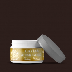 Pleťová maska s extraktem z kaviáru a 24K zlata
